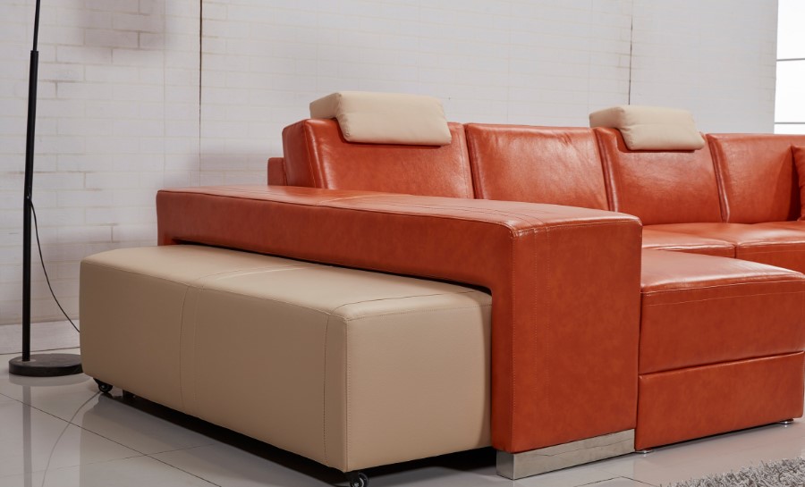 Adra - U1 - Leather Sofa Lounge Set